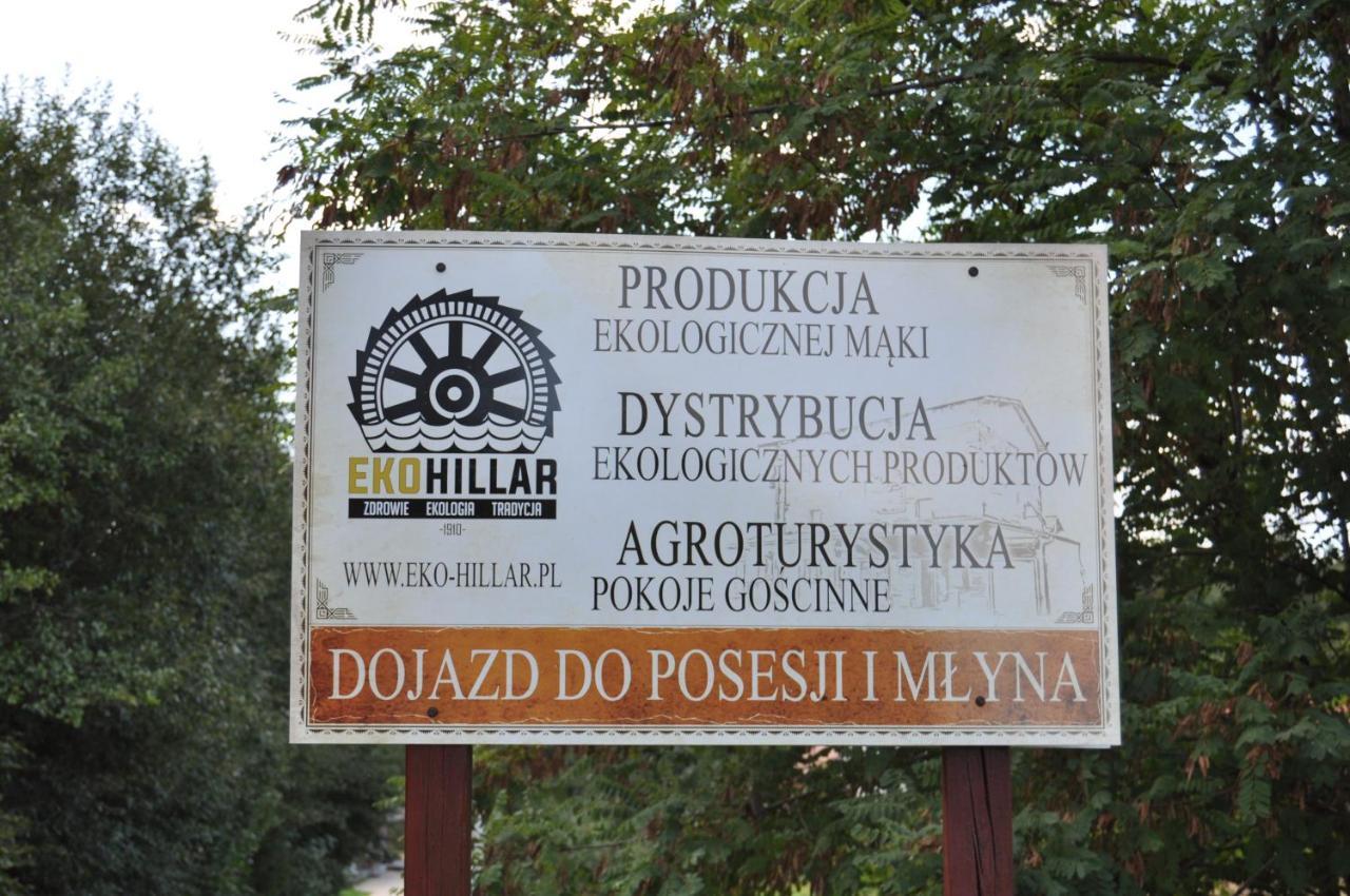 Mlyn Wodny Eko Hillar Villa Rybno  Buitenkant foto